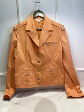 (10) Cotton Twill Spring Jacket / Zipprer Details