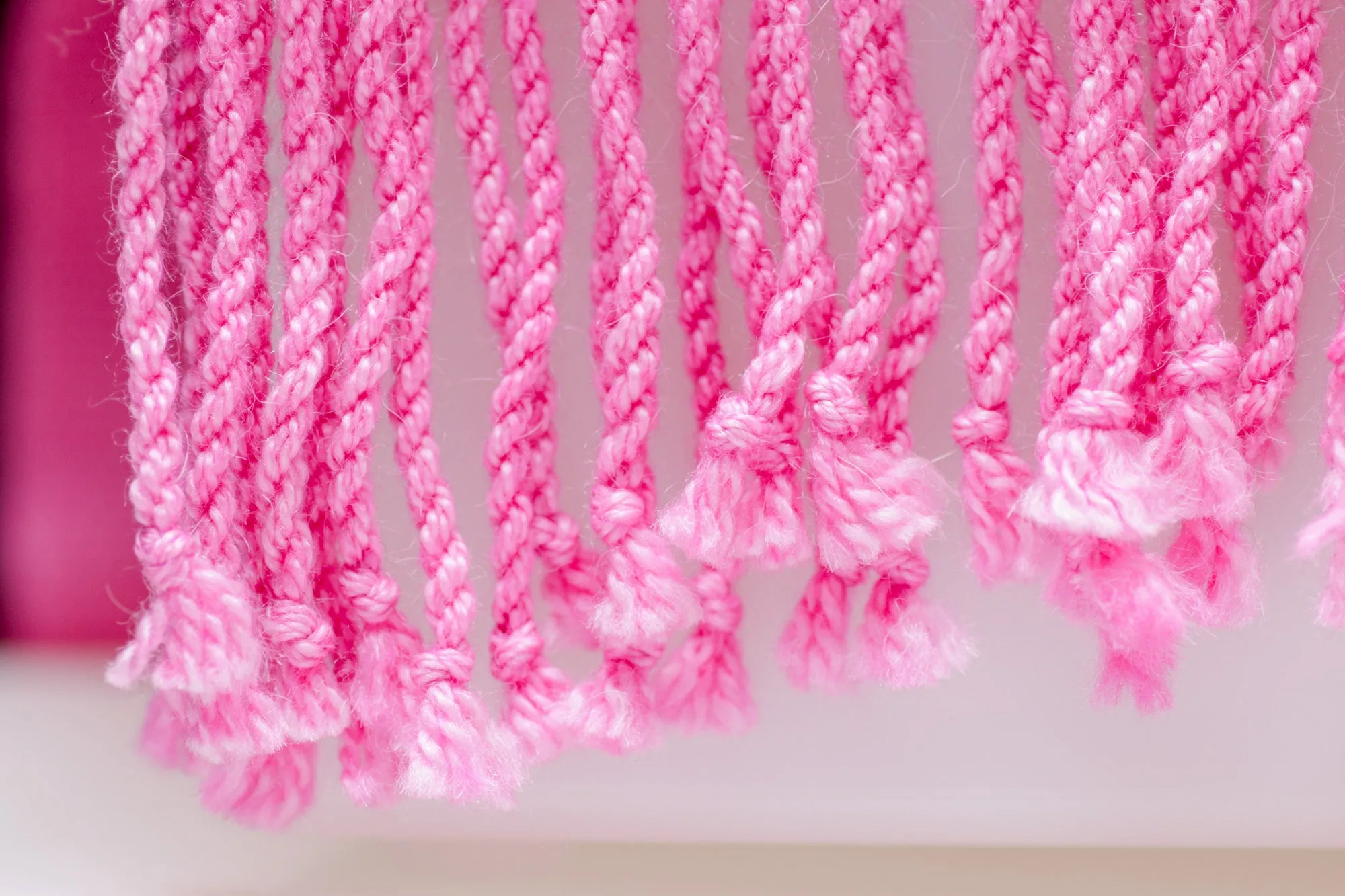 Alpaca Scarf - Pink Tafetán