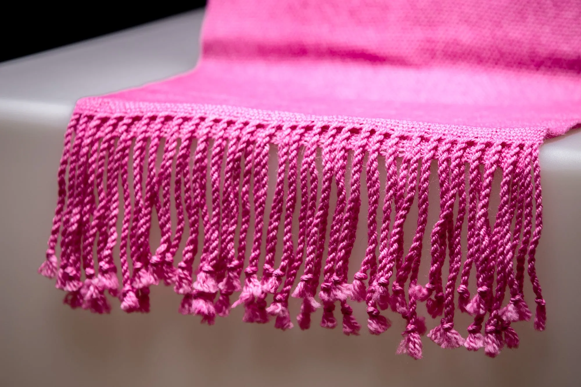 Alpaca Scarf - Pink Tafetán