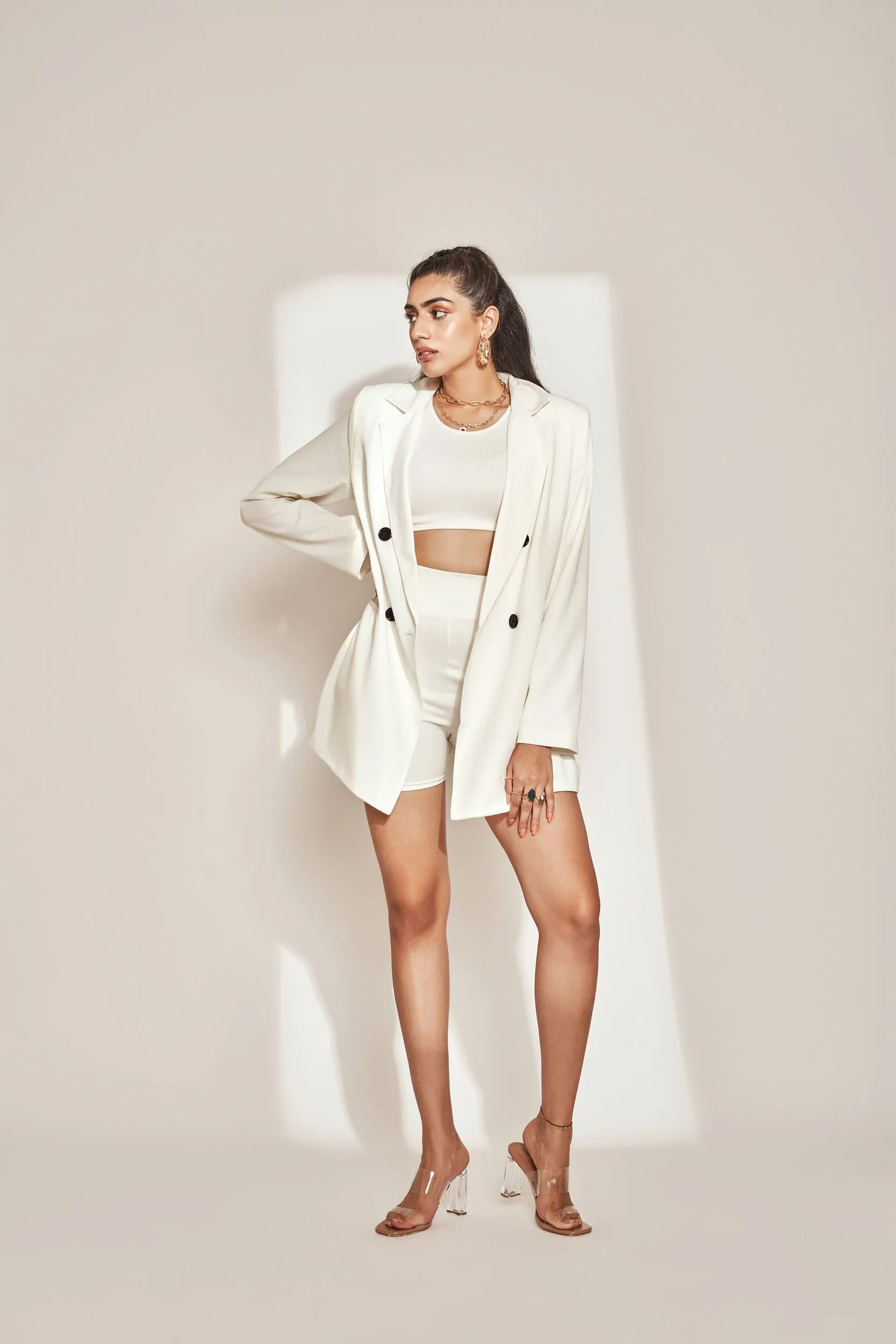 Athleisure Tank Top White