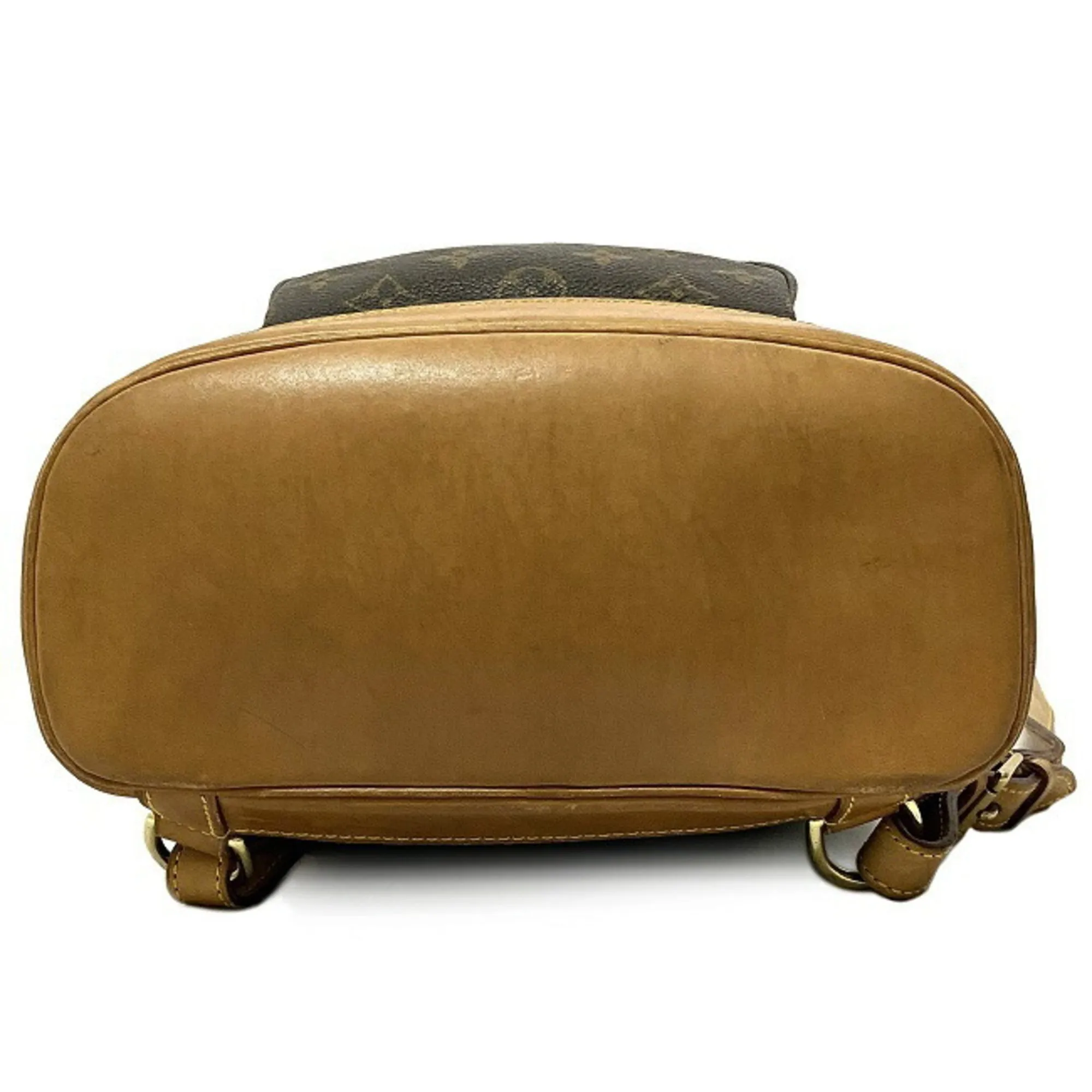 Backpack Monsuri MM Brown Beige Monogram M51136 Canvas Nume SP0918 LOUIS VUITTON Flap
