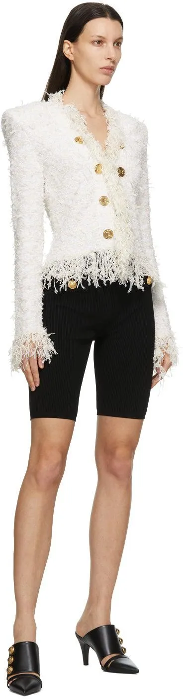 Balmain Black Cycling Shorts