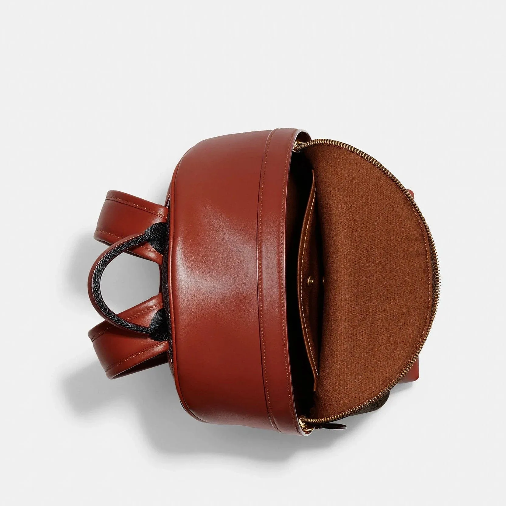 Coach Charter Backpack 24 In Signature Canvas Tan Rust