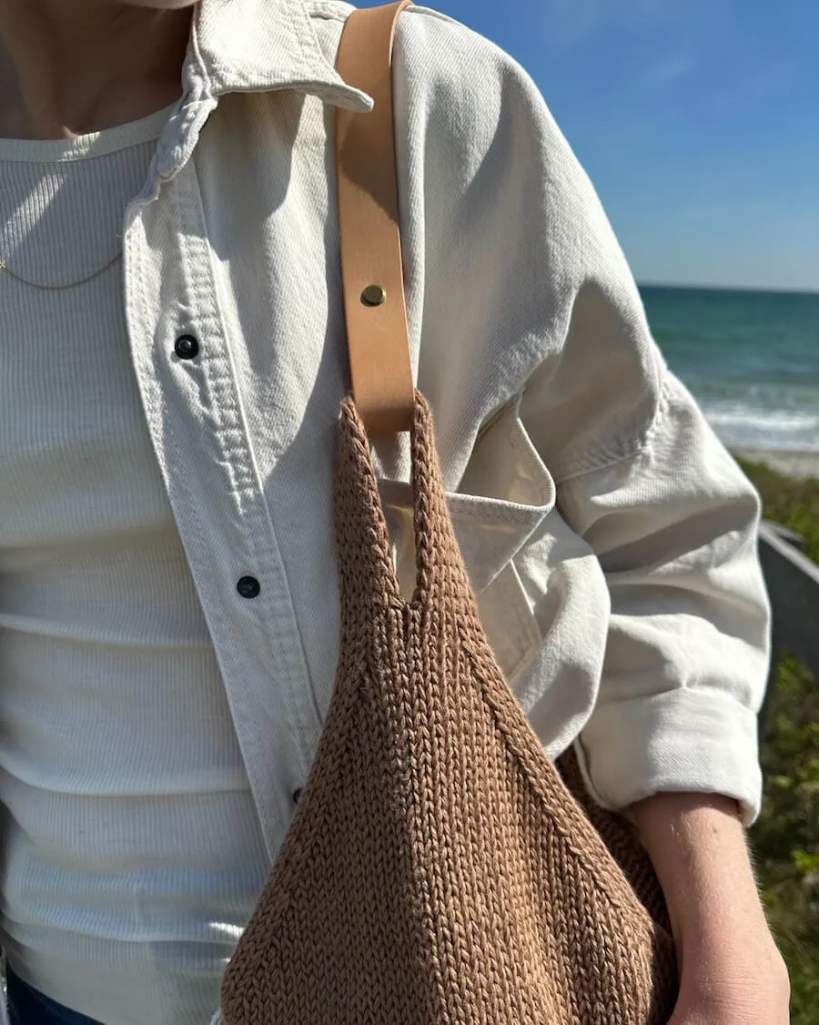 LEATHER STRAP FOR TERRAZZO BAG - Petite Knit