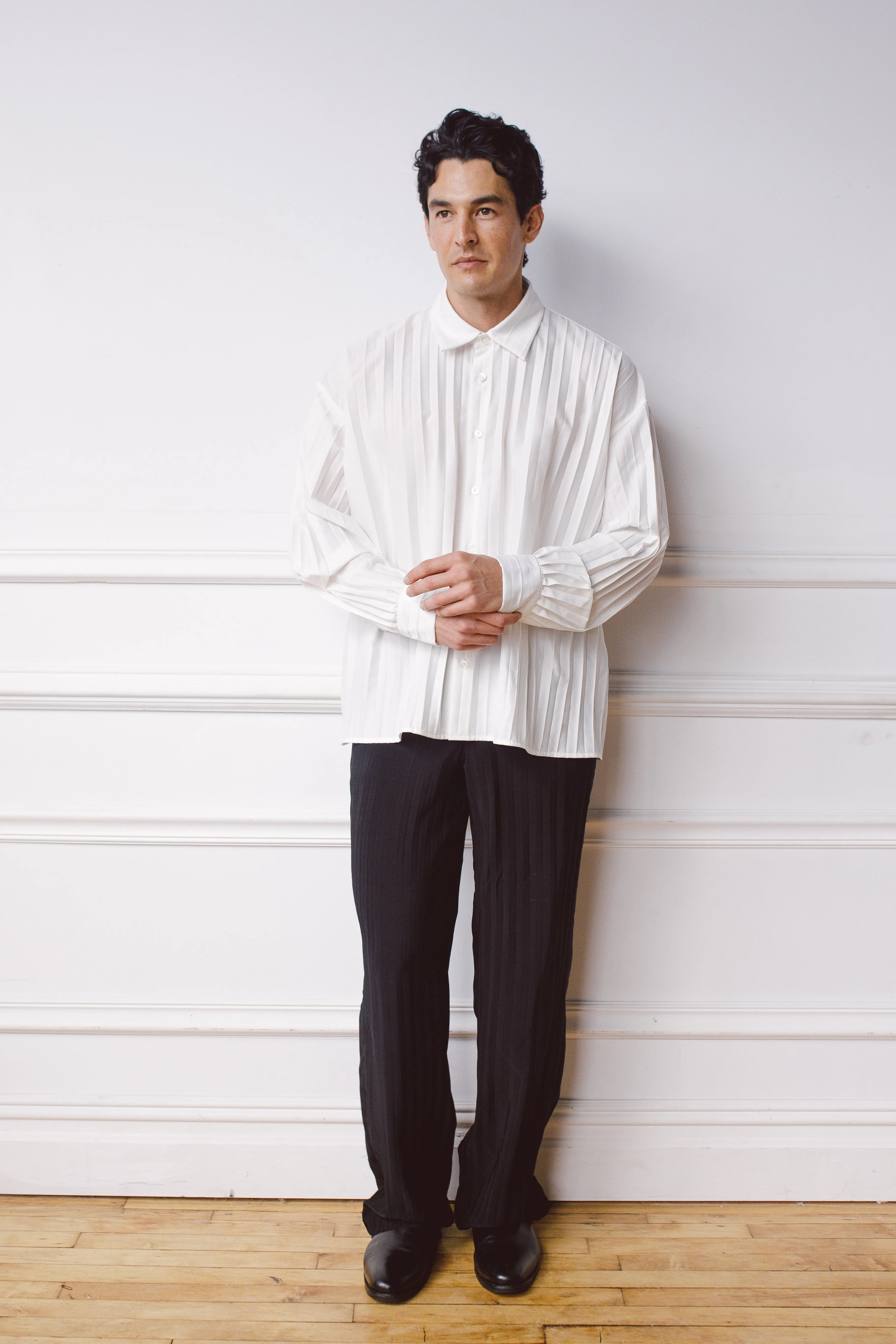 (PRE-ORDER) Luxe Pleated Shirt