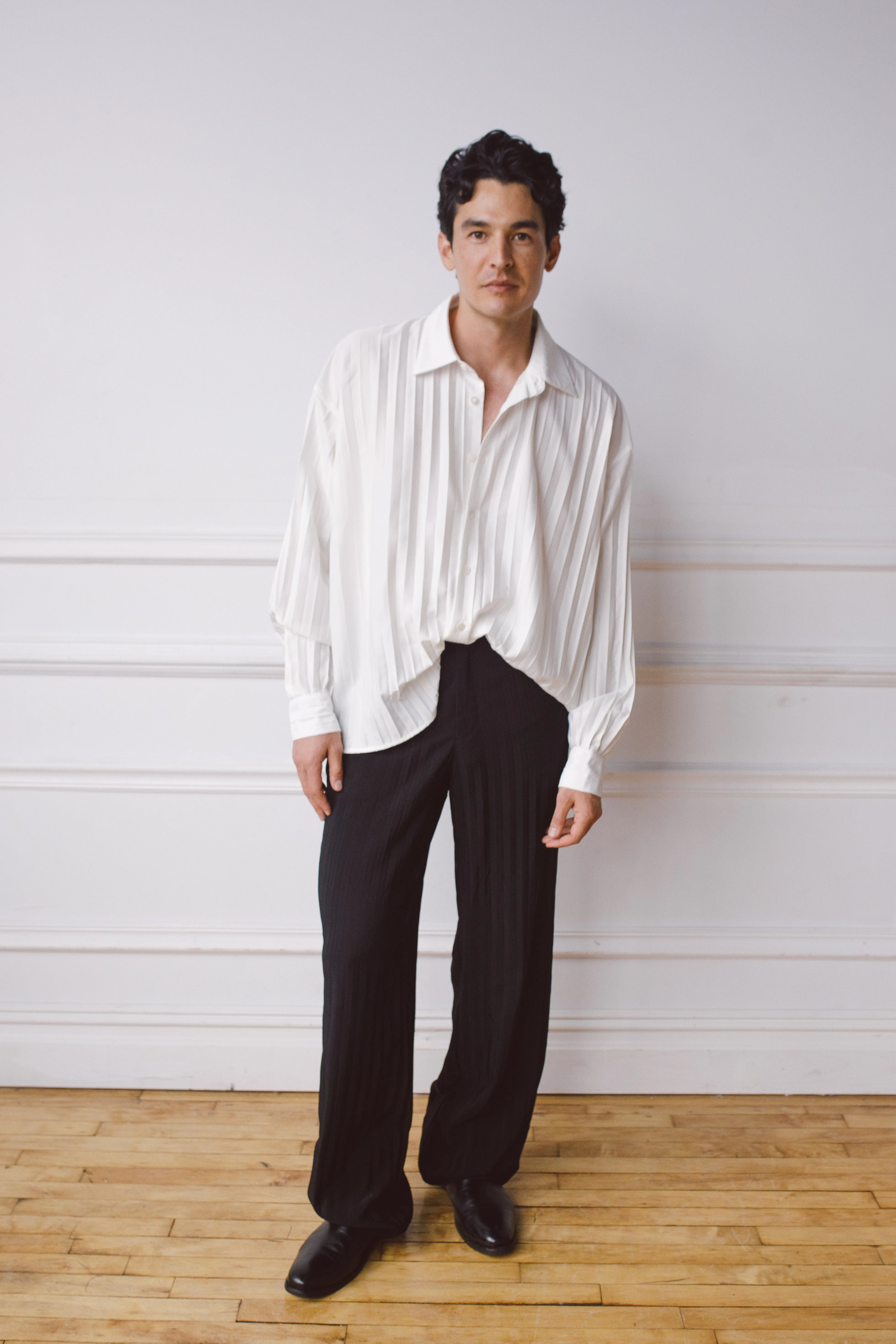 (PRE-ORDER) Luxe Pleated Shirt