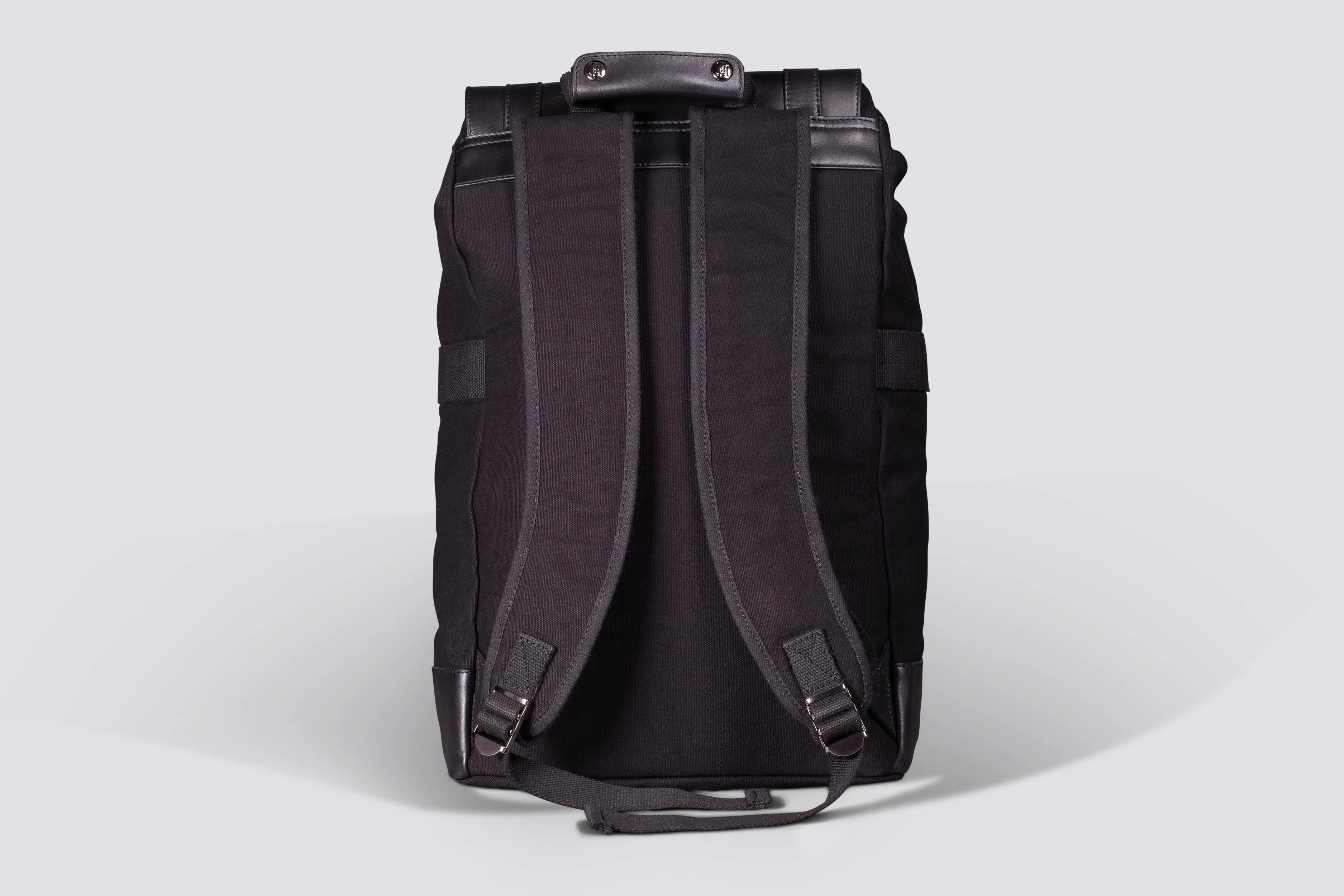 Rider Backpack | Black Waxed Canvas