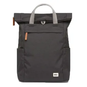 Roka Finchley A Large Sustainable Canvas Backpack - Ash Grey