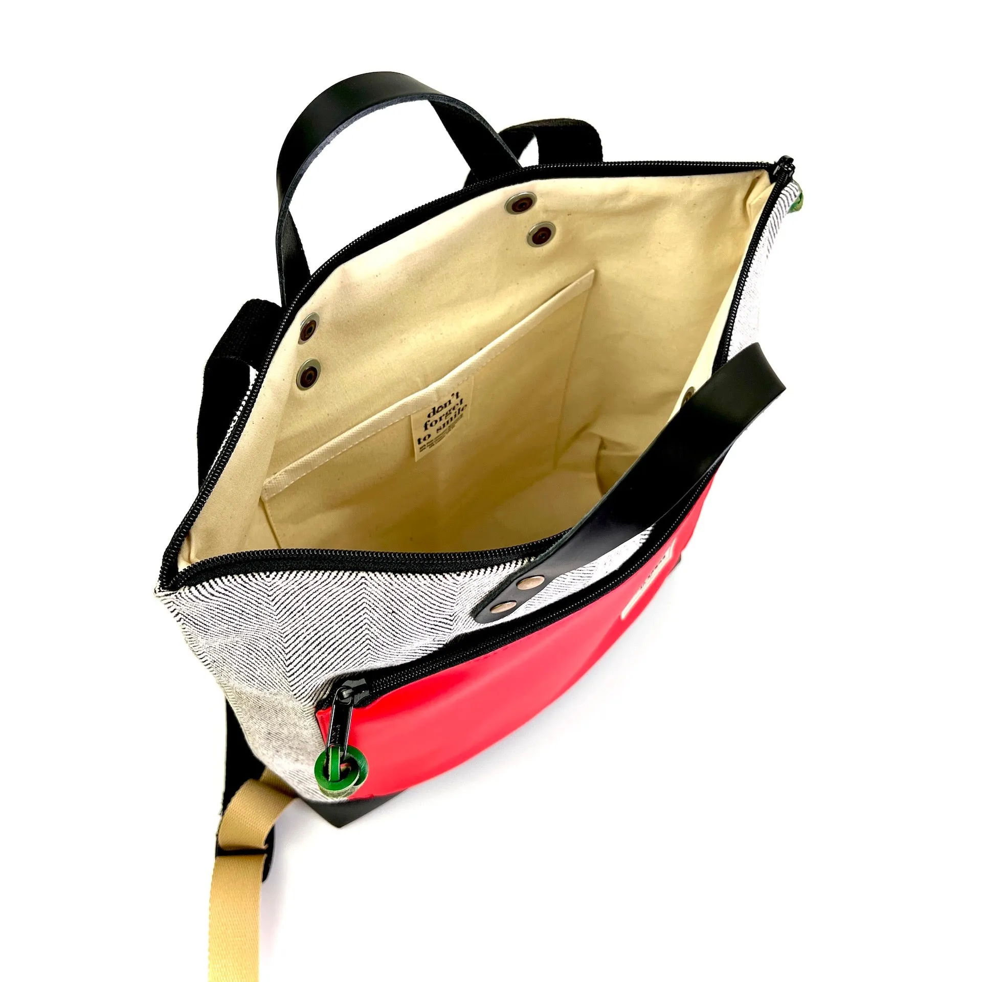 Square Book Holder Backpack - Canvas