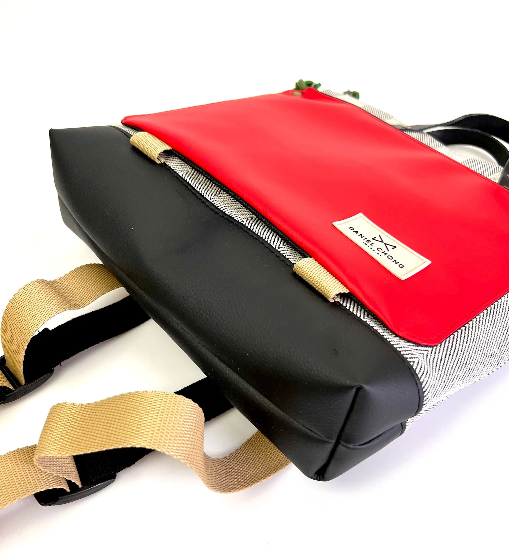 Square Book Holder Backpack - Canvas