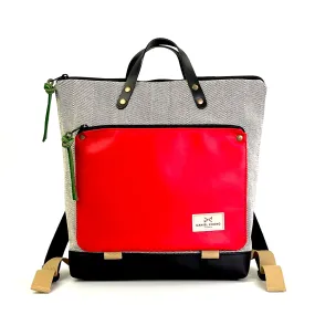 Square Book Holder Backpack - Canvas