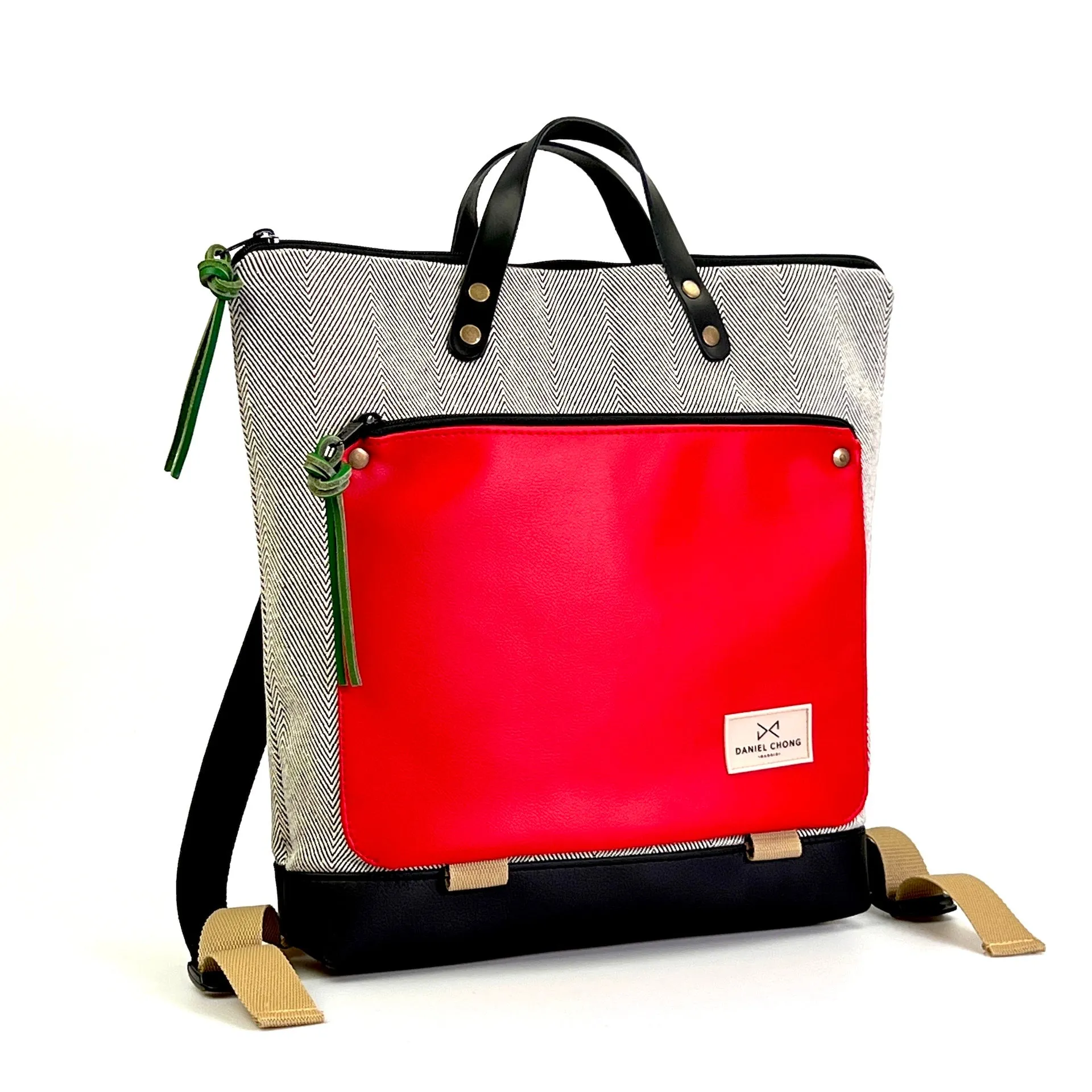 Square Book Holder Backpack - Canvas
