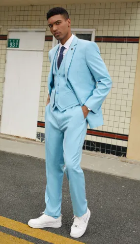 Stacy Adams SM156H1-TEAL Mens Suit