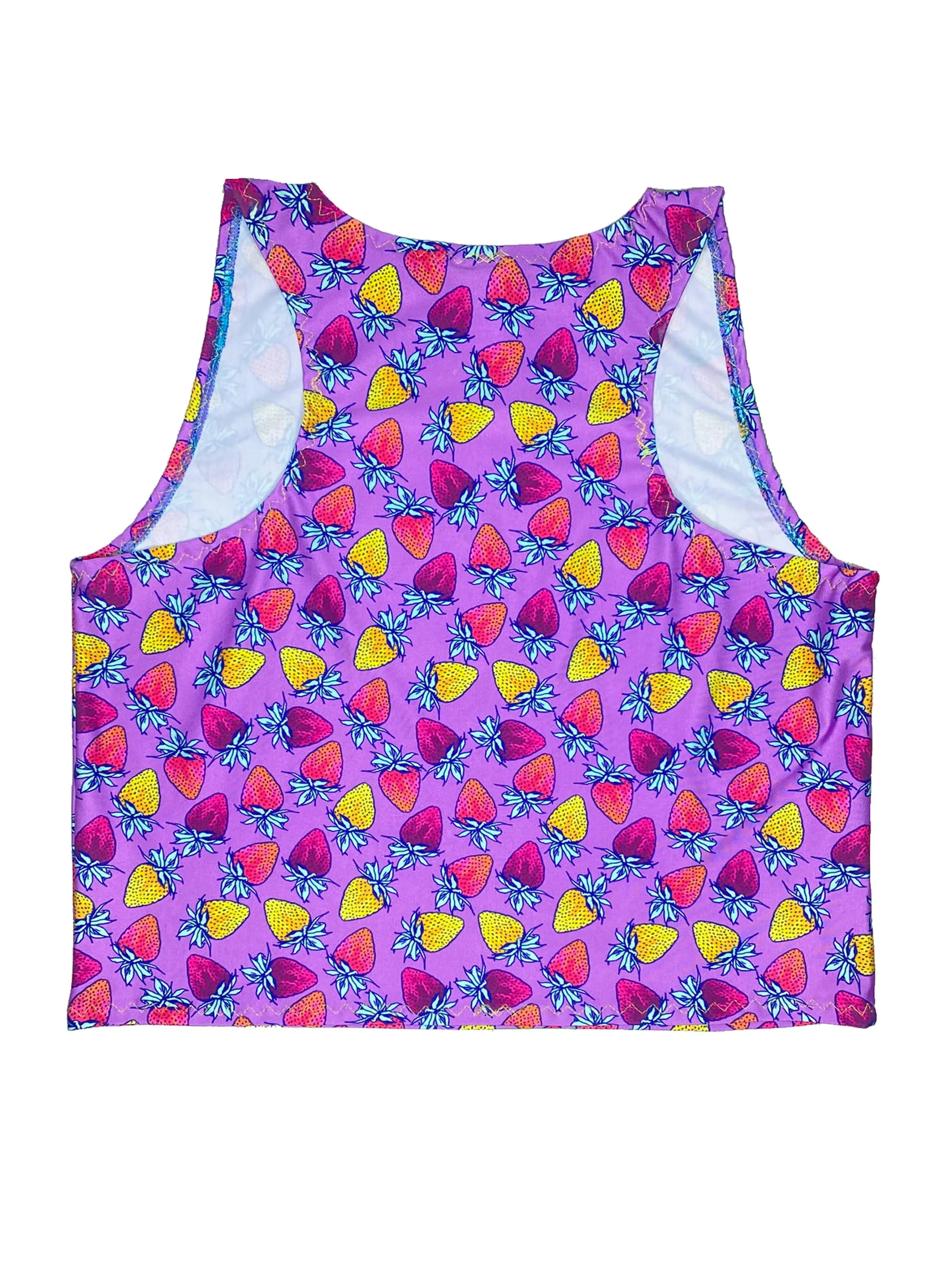 Strawberry Racer Crop Top