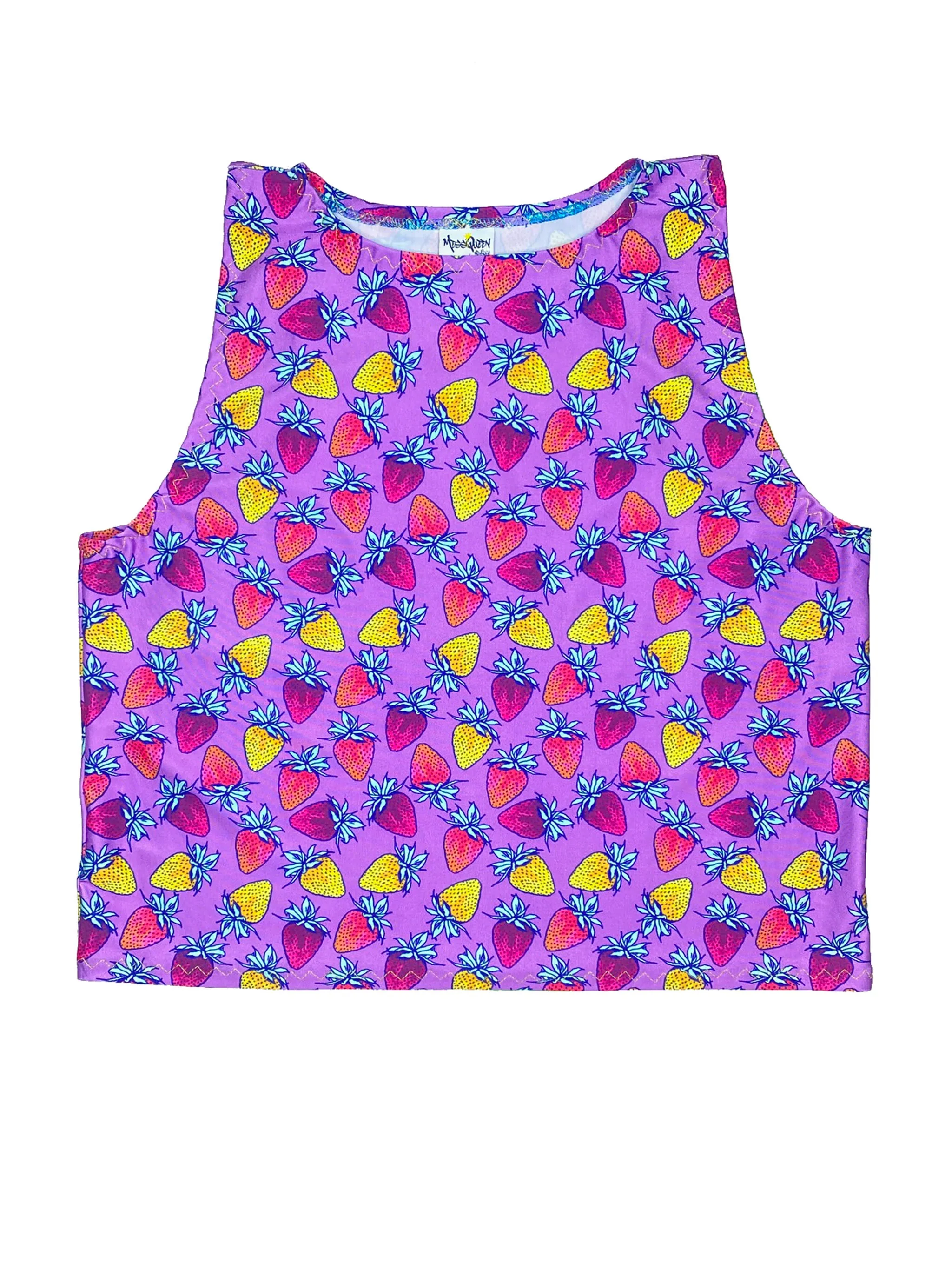 Strawberry Racer Crop Top