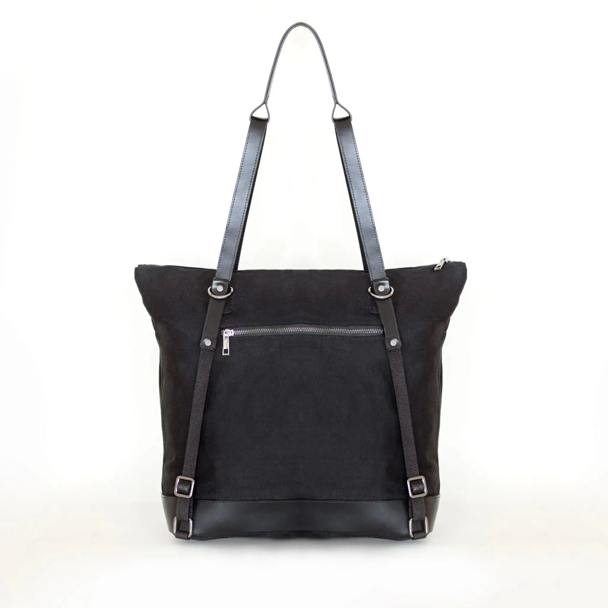 The Luxe Arch Bag - Black